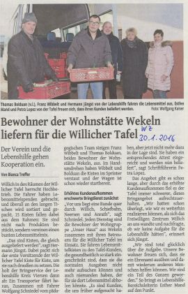 Ehrenamt Rückwärts hilft Willicher Tefel e.V.