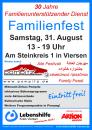 Familienfest - 30 Jahre Familienunterstützender Dienst