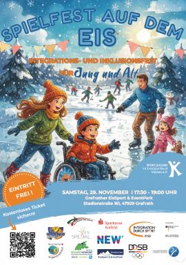 Spielfest auf dem Eis im Grefrather EisSport &amp; EventPark
