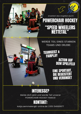 Veranstaltungstipp: Powerchair-Hockey kommt nach Nettetal