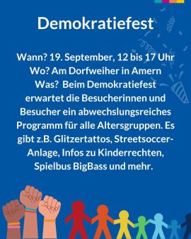 Demokratiefest in Schwalmtal-Amern