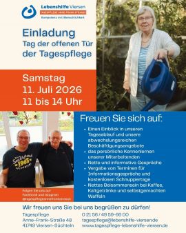 Tag der offenen Tür der Tagespflege Anne-Frank-Straße