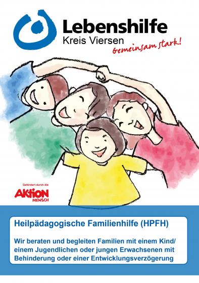 Flyer der Heilpädagogischen Familienhilfe