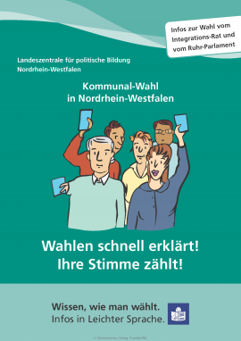 Titelbild der Broschüre Wahlen schnell erklärt! Ihre Stimme zählt!